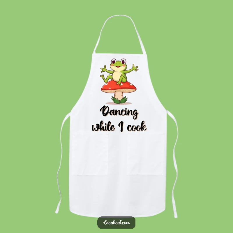 Funny Frog Dance Apron: Cook Up Hilarious Moves in the Kitchen