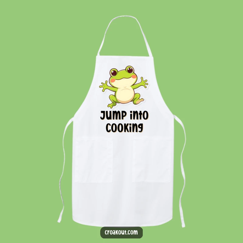 Funny Froggy Chef Apron - Whimsical Character Kitchen Gift