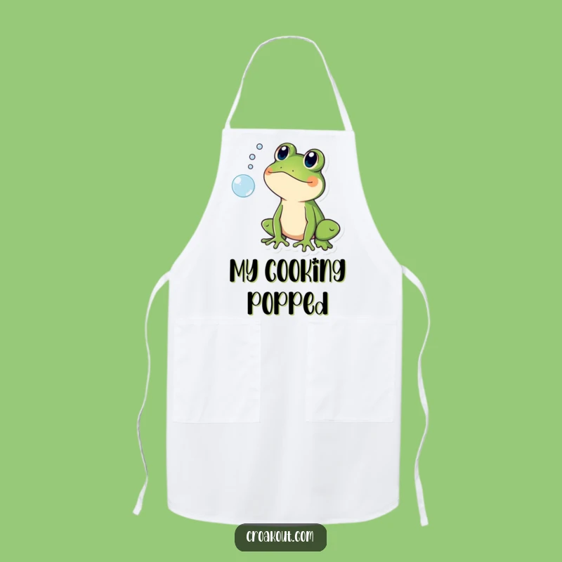 Funny Shocked Frog Apron: Cook Up Hilarious Surprises in the Kitchen