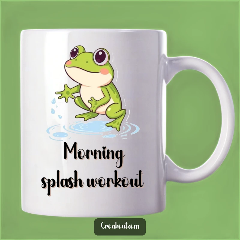 Funny Frog Leapfrog Mug: Playful Amphibian Fun, Perfect Gift for Water Lovers, Joyful Humor