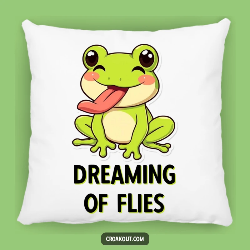 Funny Frog Tongue Pillow: Comfy & Exuberant Accent for a Playful Home