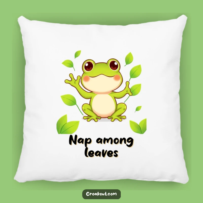 Funny Kawaii Frog Juggling Pillow: Happy Amphibian Comfort for a Cheerful Touch