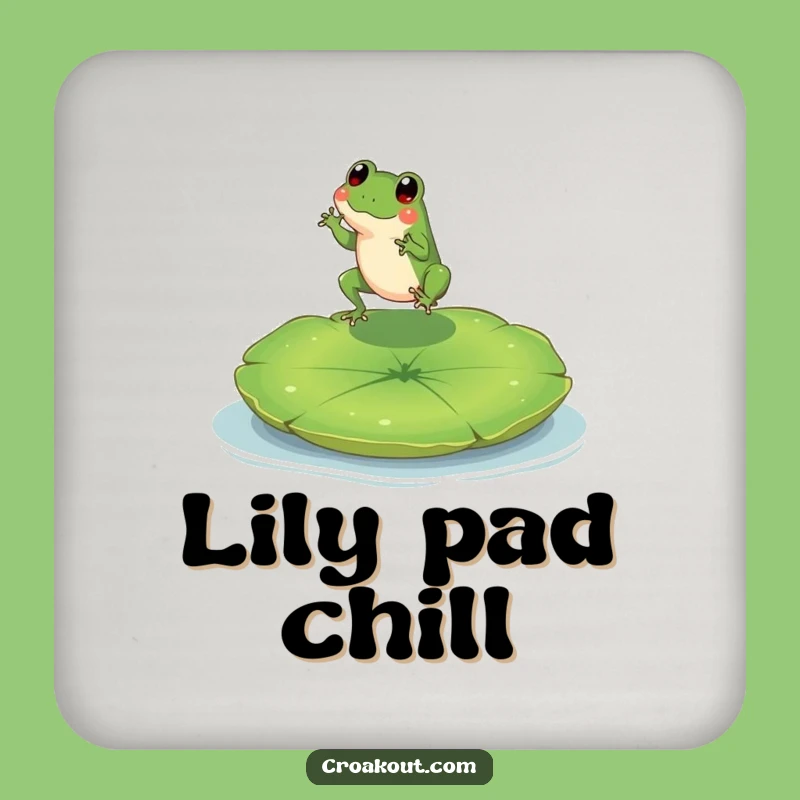 Funny Frog Coaster: Tiny Leaper's Lily Pad Base