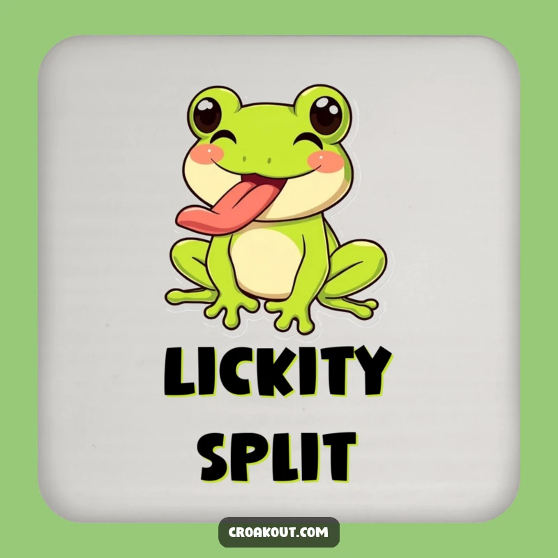 Funny Frog Tongue Coaster: Exuberant Protection for Your Surfaces