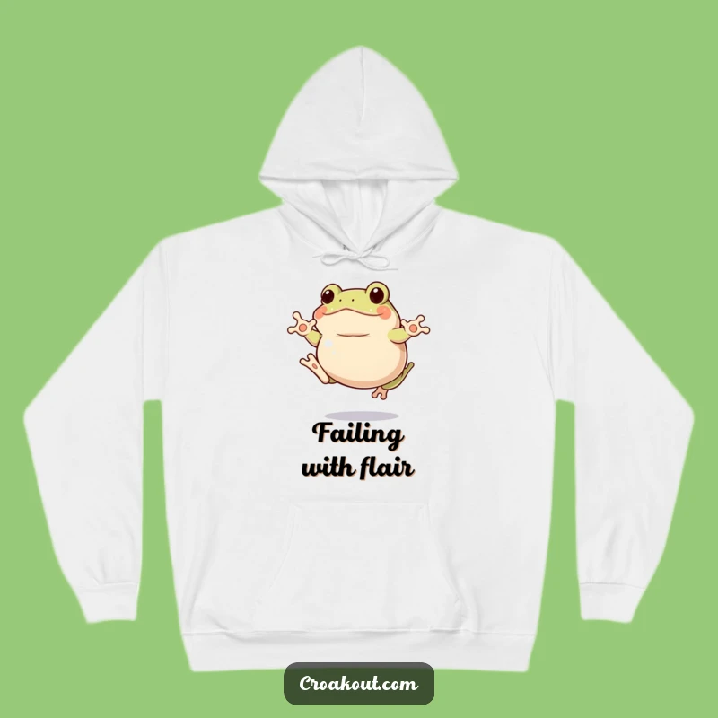 Comfy Funny Clumsy Frog Hoodie: Your Go-To Humorous Gift for Cozy Laughs