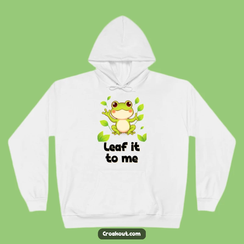 Funny Kawaii Frog Juggling Hoodie: Cozy & Happy Amphibian Wear for Comfort