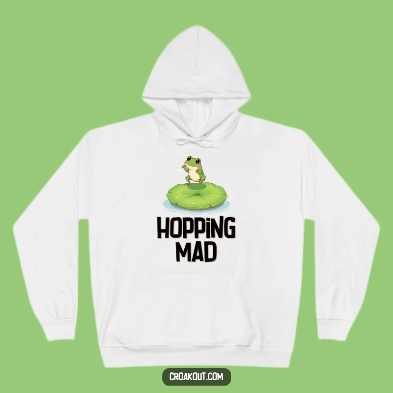 Funny Frog Hoodie: Cozy Character's Lily Pad Comfort