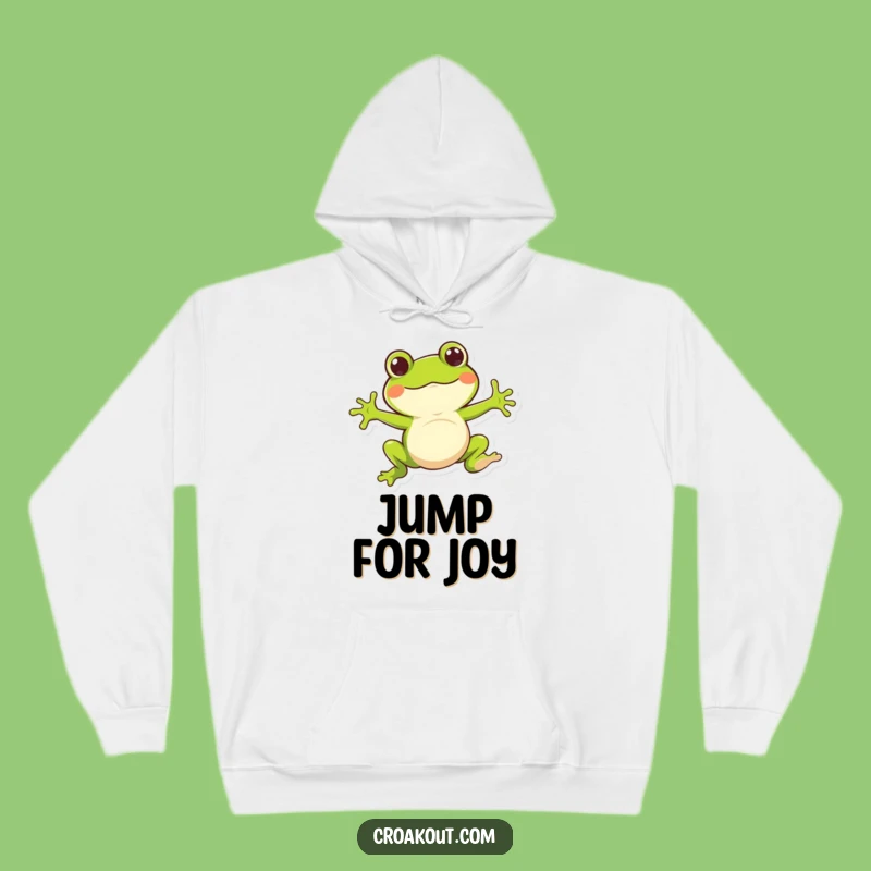 Funny Froggy Bounce Hoodie - Whimsical Character Cozy Gift