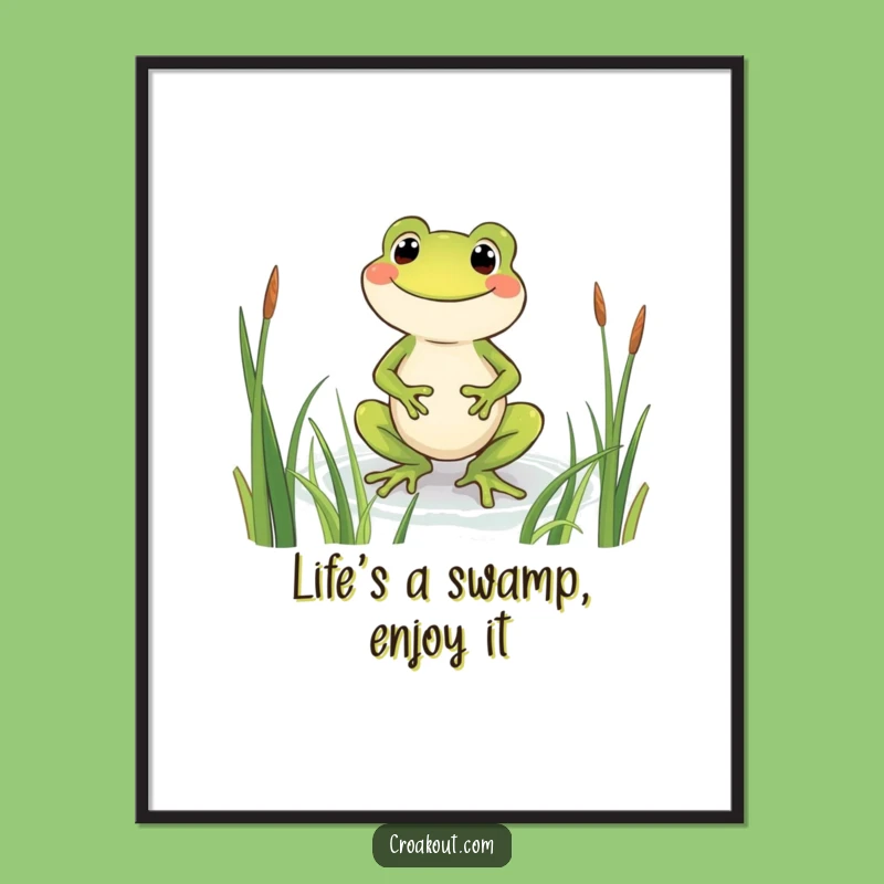 Free Printable Frog Wall Art: Beaminggrin Funny Downloadable Decor For Happy Vibes