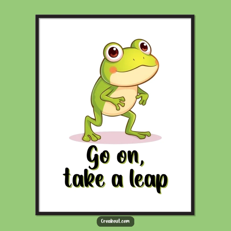 Free Printable Frog Wall Art: Silly Hop Funny Downloadable Decor For Playful Spaces