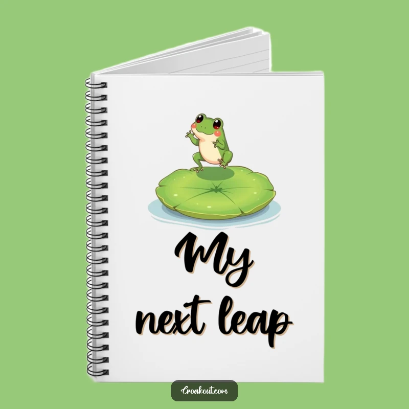 Funny Frog Notebook: Tiny Leaper's Happy Journal