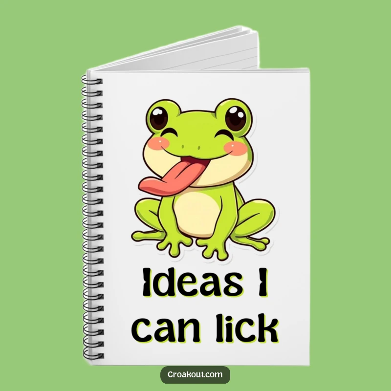 Funny Frog Tongue Notebook: Exuberant Journal for Playful Notes and Doodles