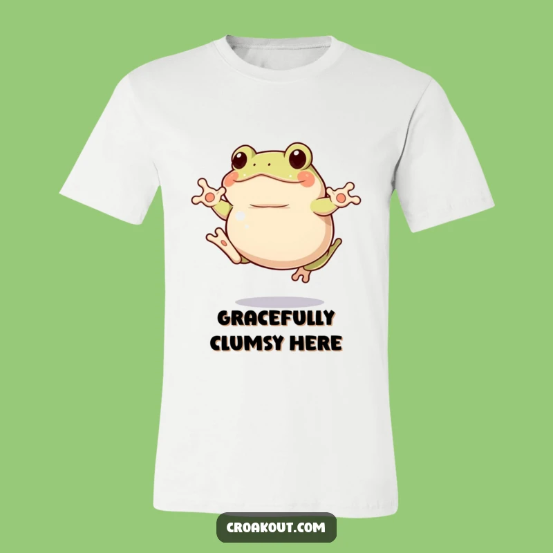 Funny Clumsy Frog T-Shirt: Wear Your Humor with this Hilarious Gift