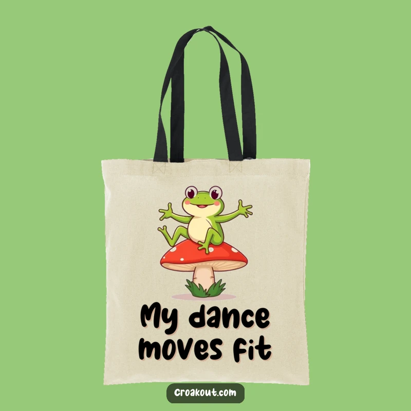Funny Frog Dance Tote Bag: Carry Your Hilarious Moves & More